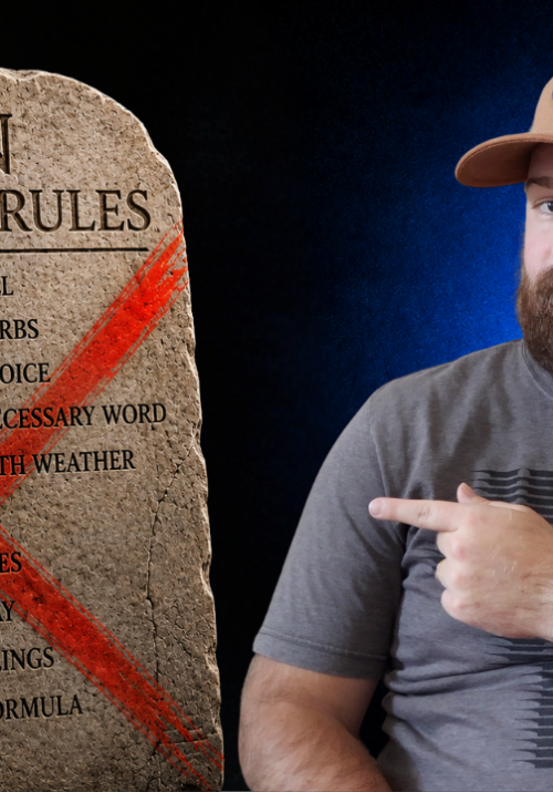 Writing rules aren't commandments